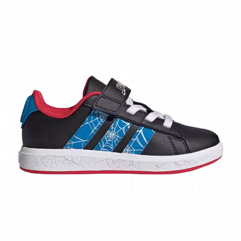 Marvel x adidas Grand Court K 'Spider-Man - Blue Web Stripes'