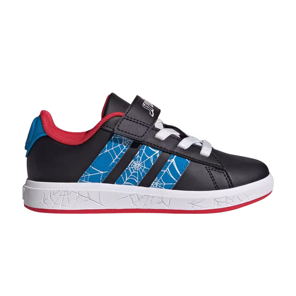 Marvel x adidas Grand Court K Spider-Man - Blue Web Stripes