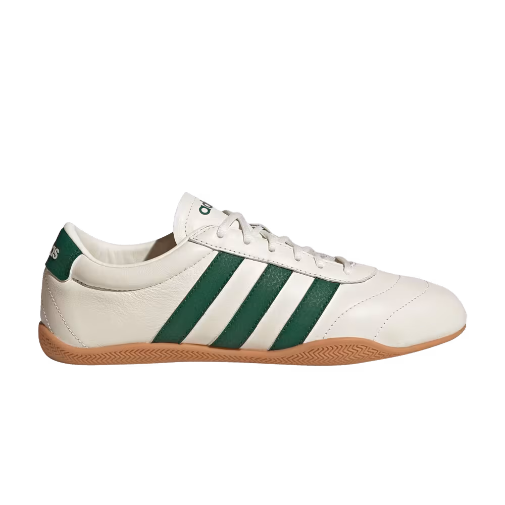 adidas Women's Grand Court Lo Off White Collegiate Green Gum