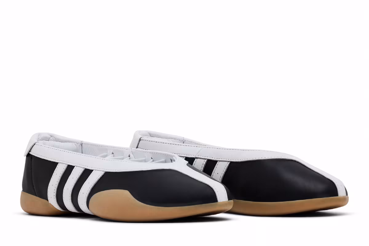 adidas Women's Taekwondo Mei Ballet Black White Gum, view 9