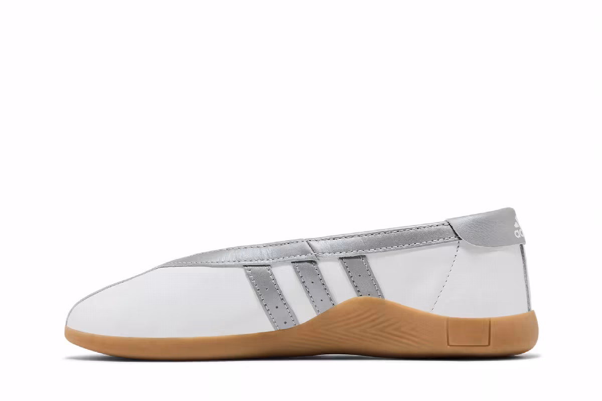 adidas Women's Taekwondo Mei White Silver Metallic Gum, view 4