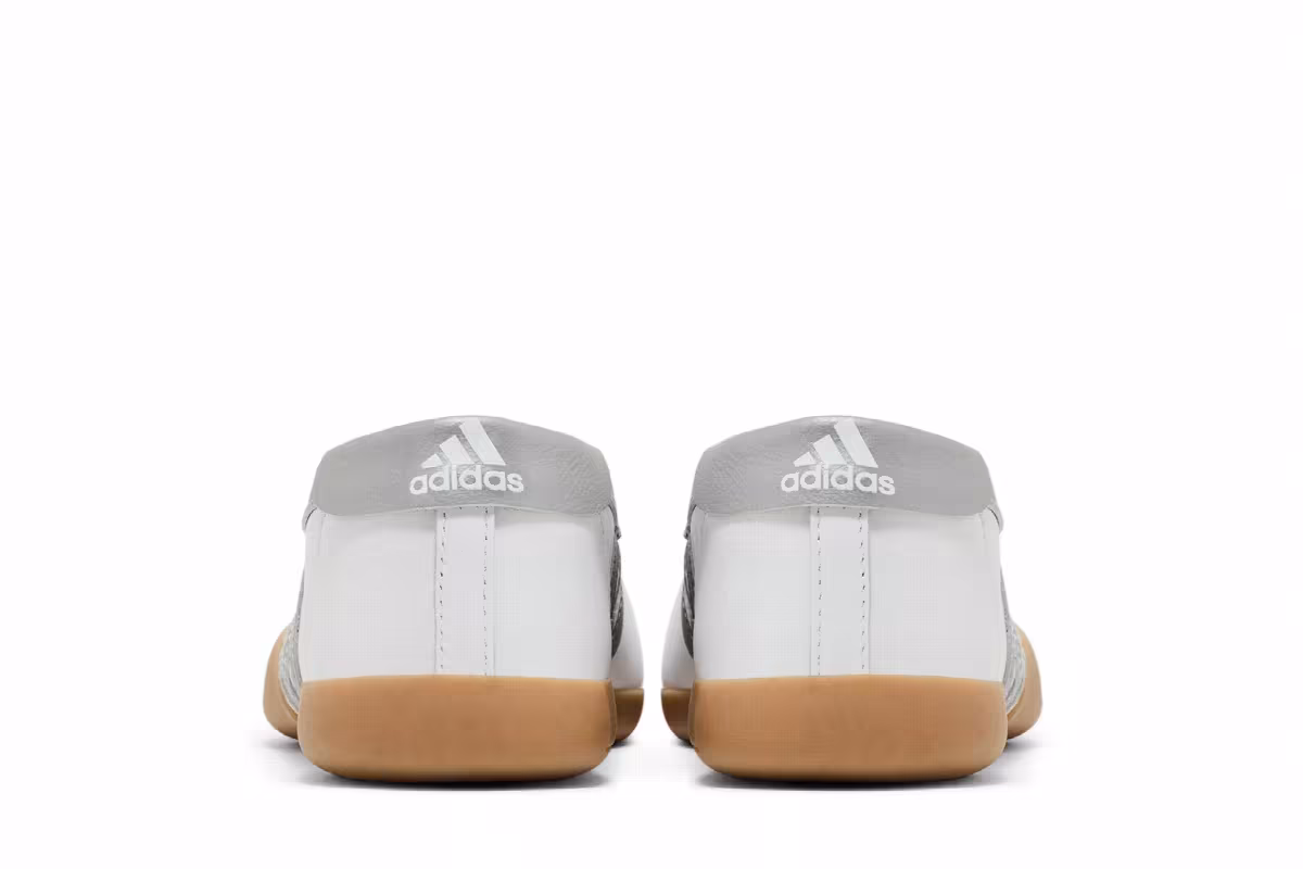 adidas Women's Taekwondo Mei White Silver Metallic Gum, view 7