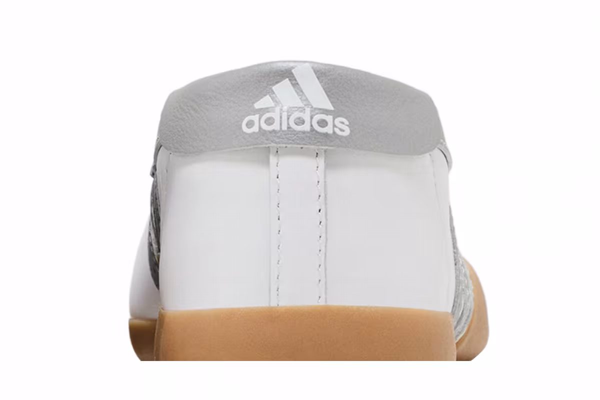 adidas Women's Taekwondo Mei White Silver Metallic Gum, view 8