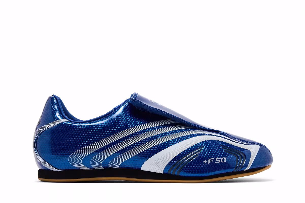 adidas Women's Taekwondo F50 Royal Blue, view 2