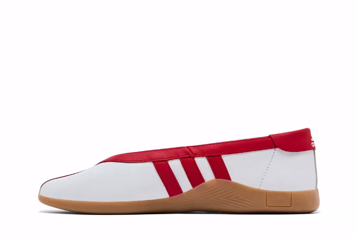 adidas Women's Taekwondo Mei White Scarlet Gum, view 4