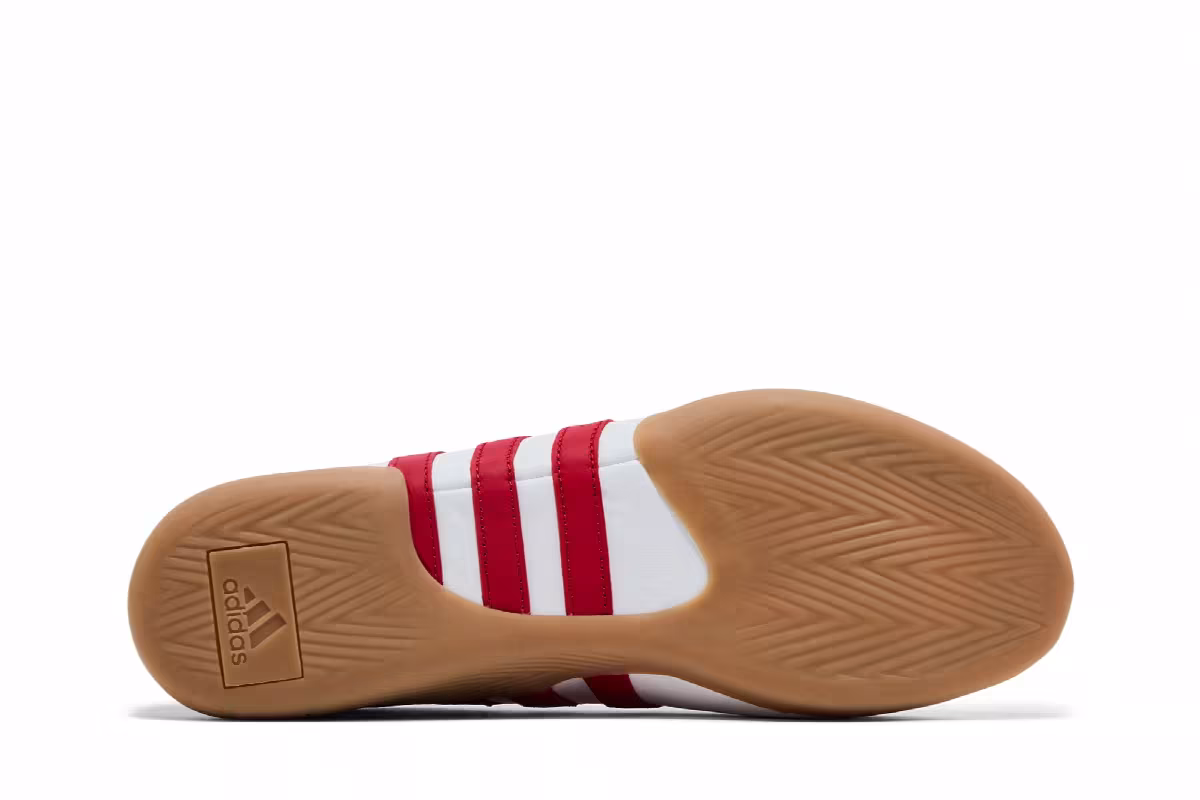 adidas Women's Taekwondo Mei White Scarlet Gum, view 5