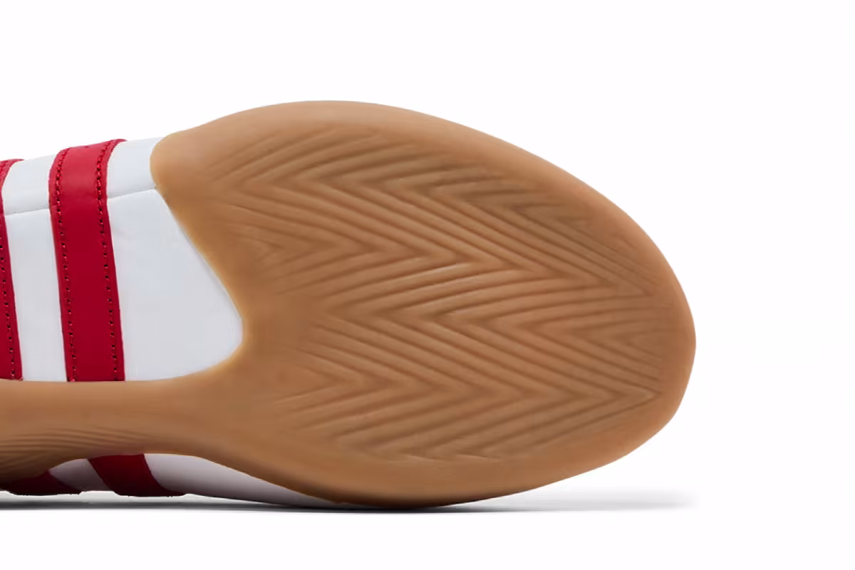 adidas Women's Taekwondo Mei White Scarlet Gum, view 6