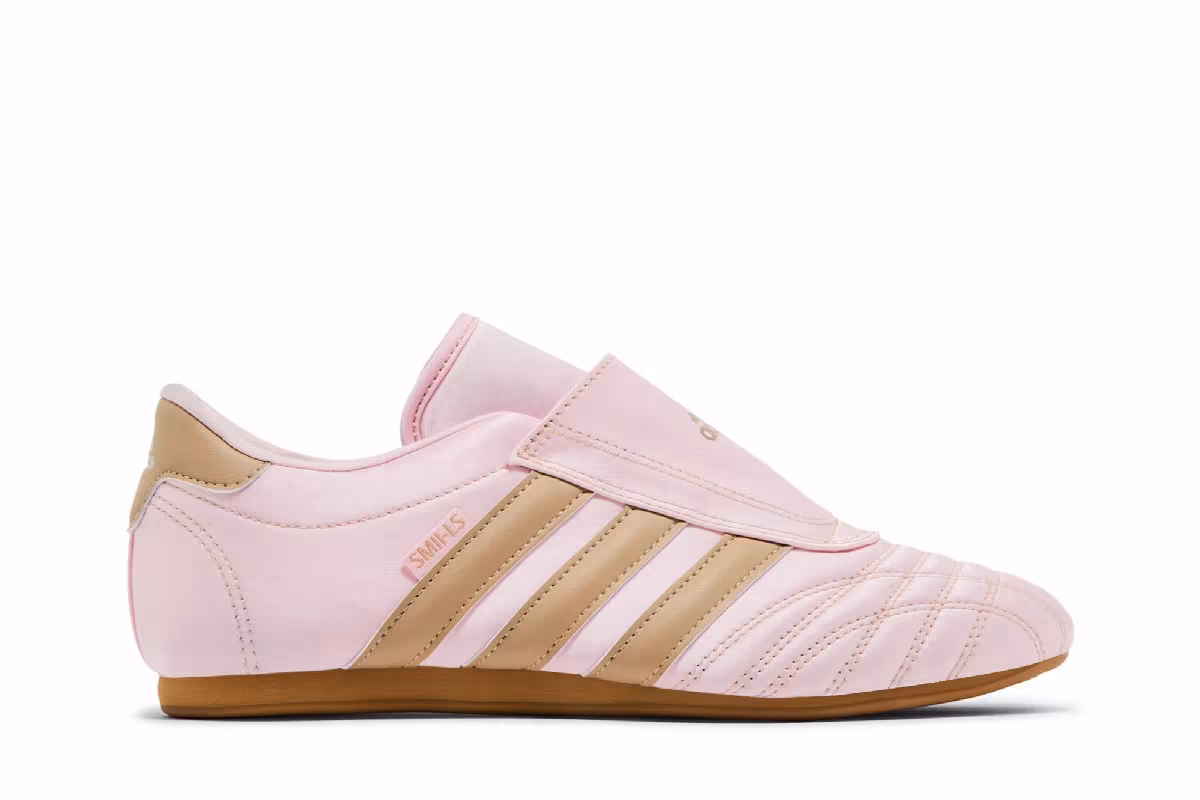 adidas Women's Taekwondo Clear Pink Satin, view 2