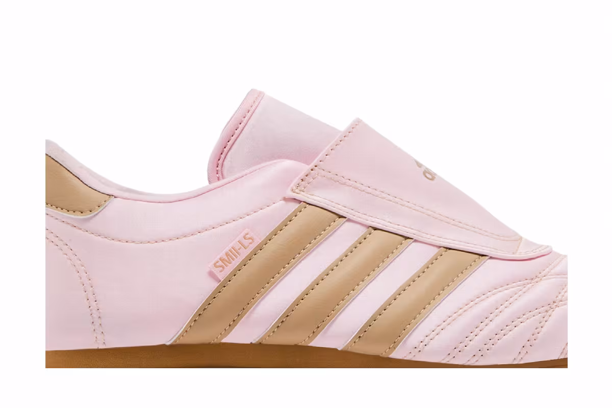adidas Women's Taekwondo Clear Pink Satin, view 3