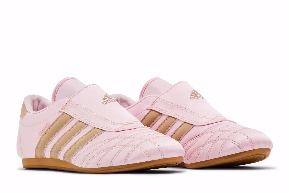 adidas Women's Taekwondo Clear Pink Satin, view 9