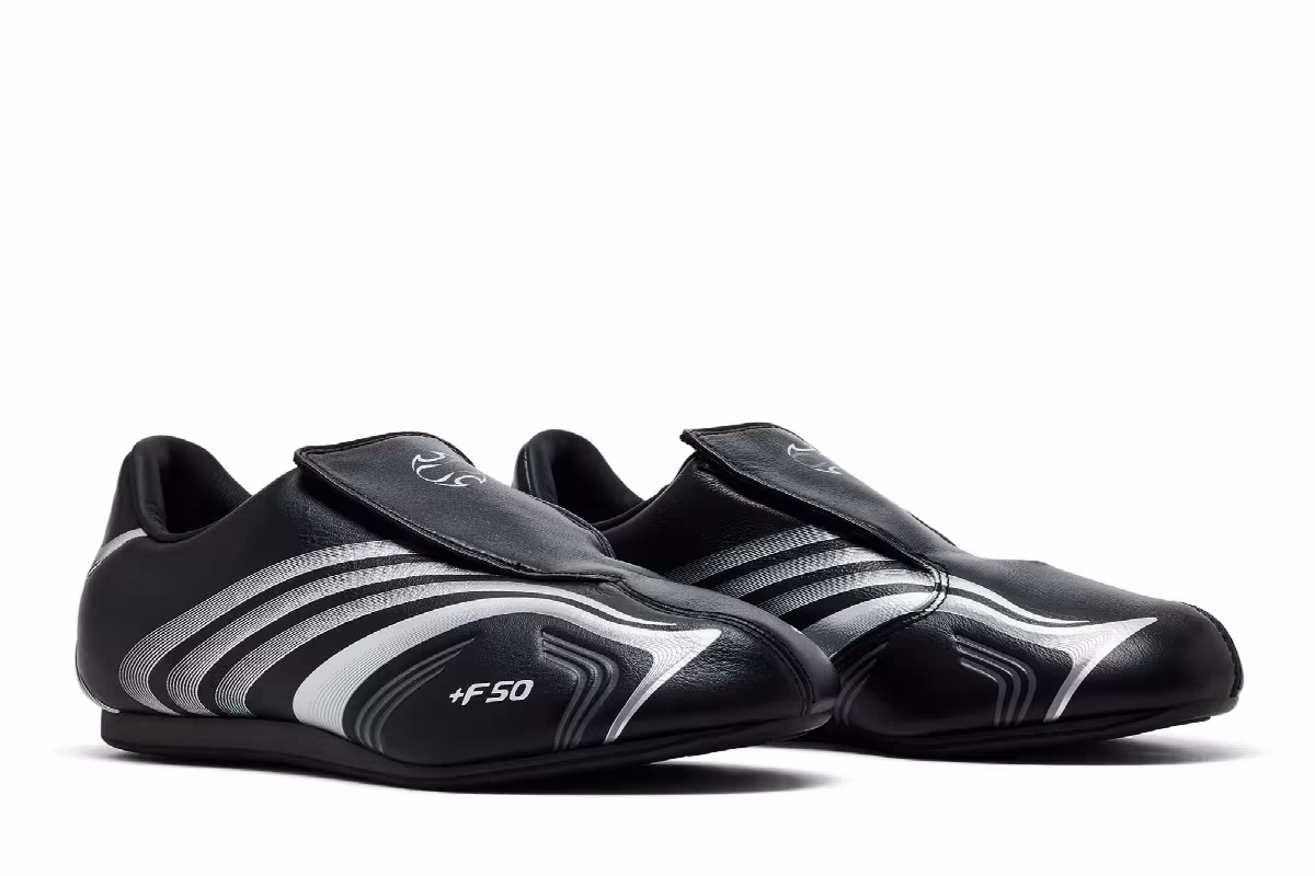 adidas Women's Taekwondo F50 Black Silver Metallic, view 9