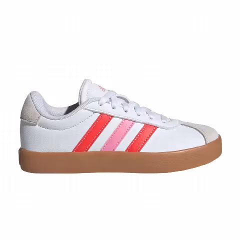 adidas VL Court 3.0 K 'White Bright Red Pink'