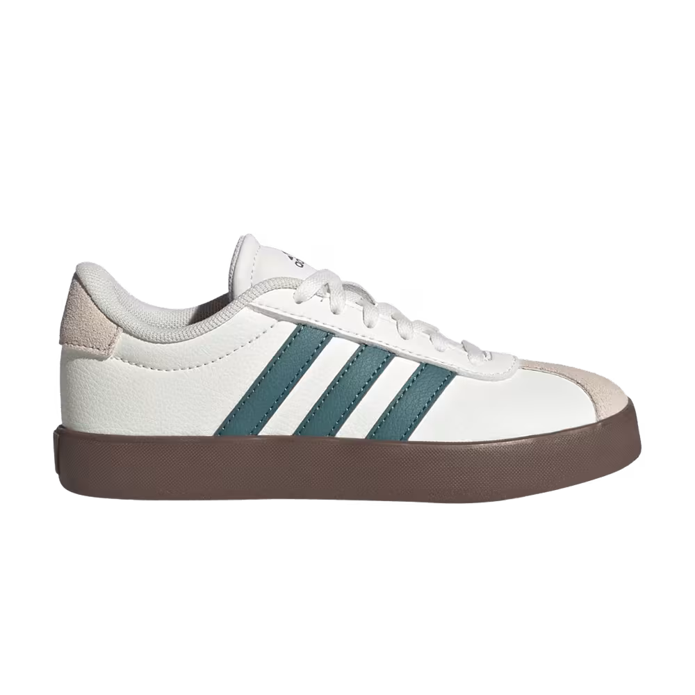 adidas VL Court 3.0 K Off White Preloved Teal