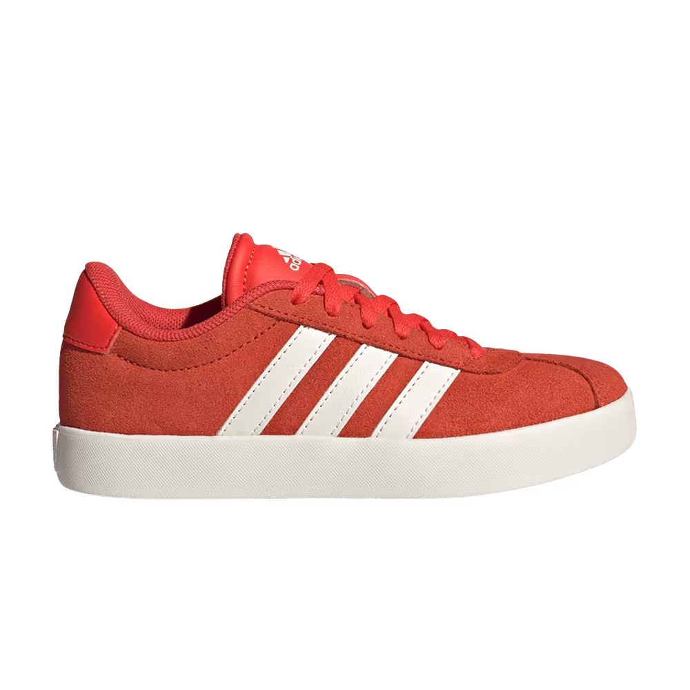 adidas VL Court 3.0 K Bright Red Off White