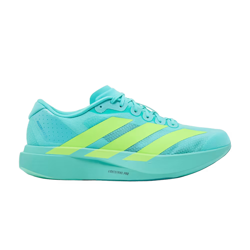 adidas Adizero Evo SL Flash Aqua Lucid Lemon