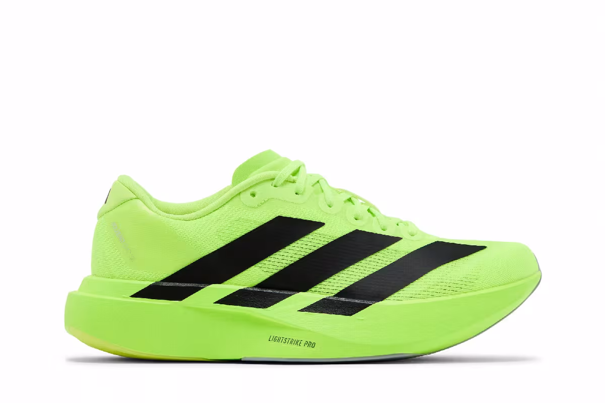 adidas Women's Adizero Evo SL Lucid Lemon, view 2