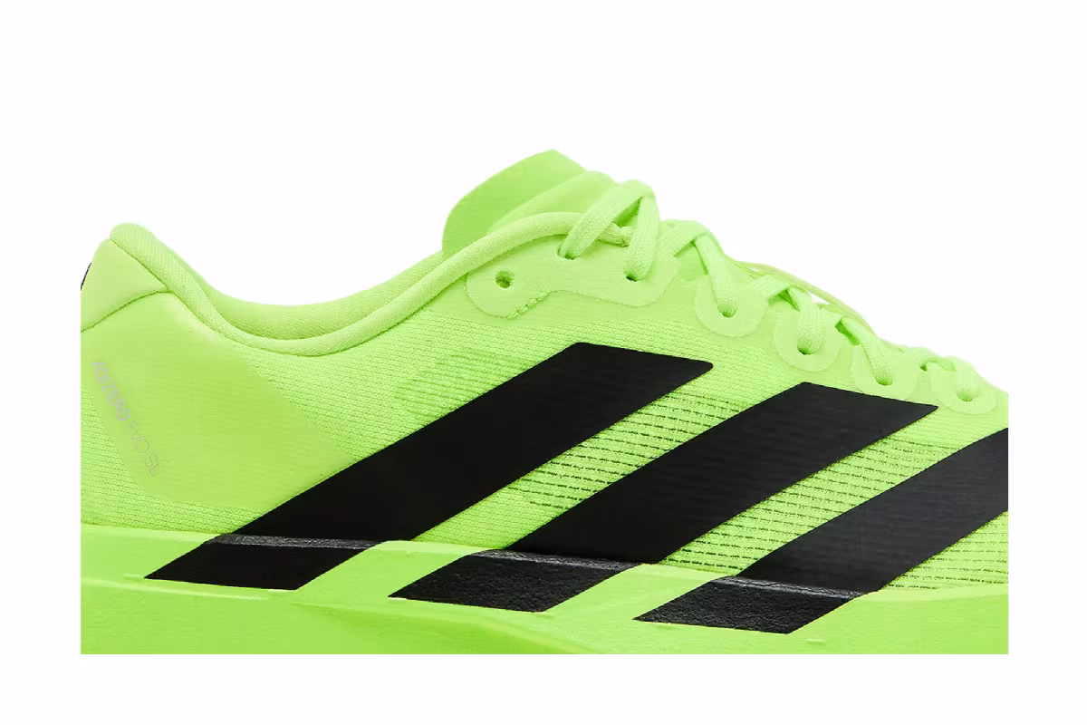 adidas Women's Adizero Evo SL Lucid Lemon, view 3