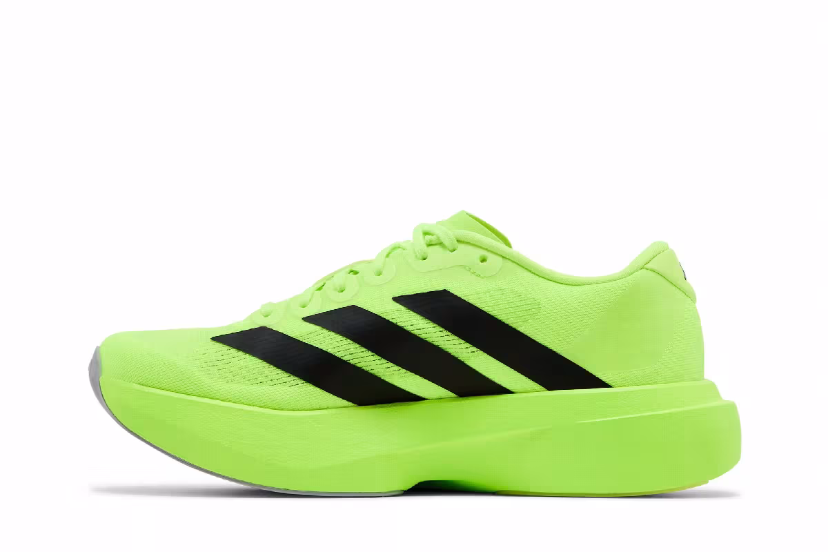 adidas Women's Adizero Evo SL Lucid Lemon, view 4