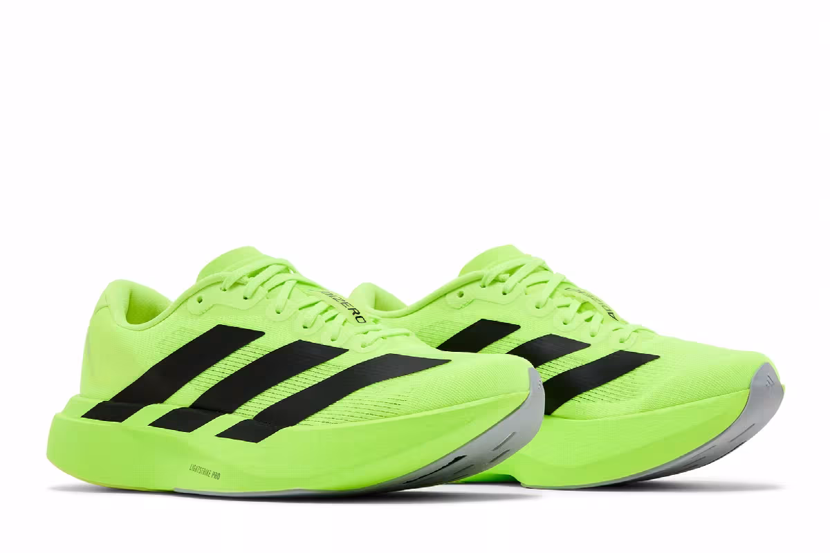 adidas Women's Adizero Evo SL Lucid Lemon, view 9