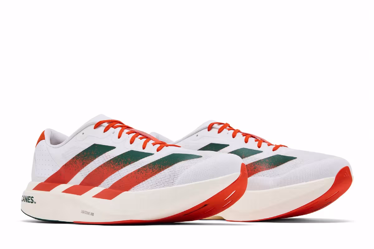 NCAA x adidas Adizero Evo SL Miami, view 9
