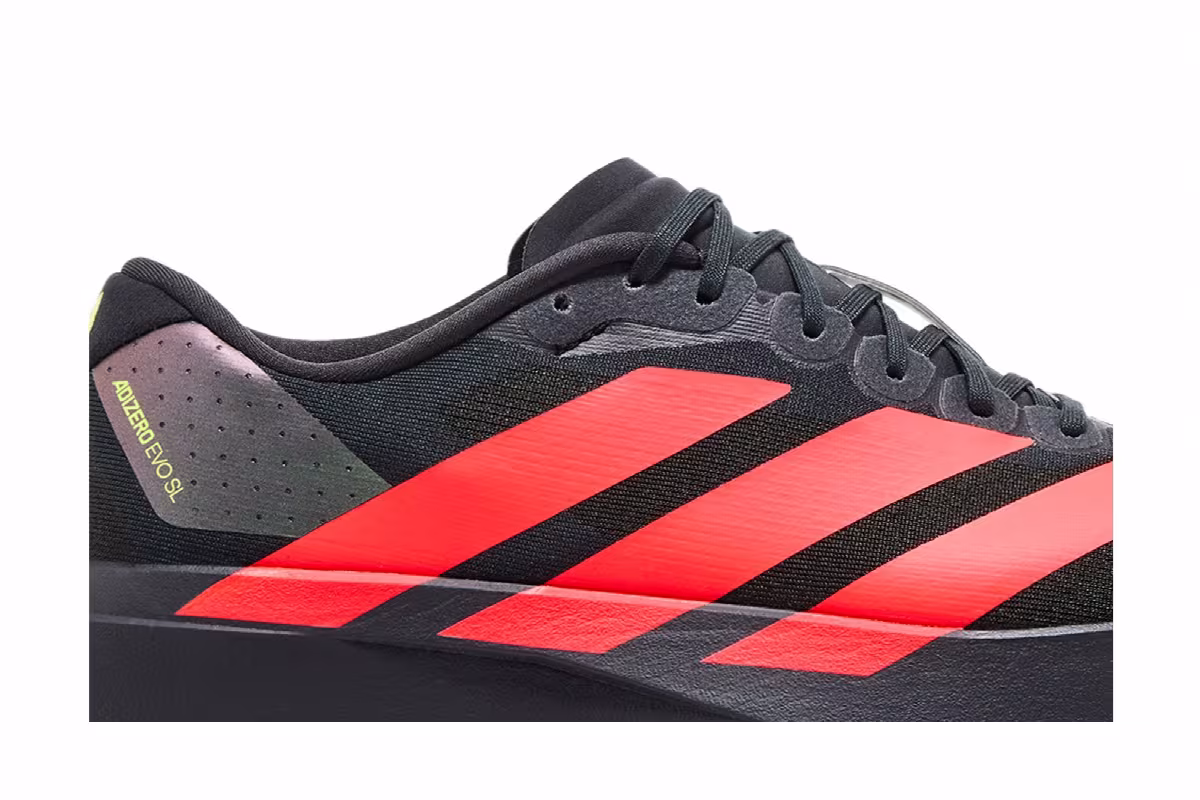 adidas Adizero Evo SL Carbon Lucid Red, view 3