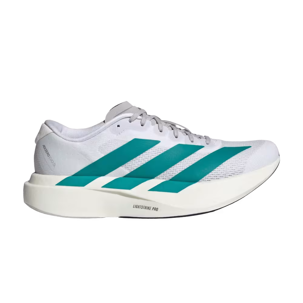 adidas Women's Adizero Evo SL White Pure Teal