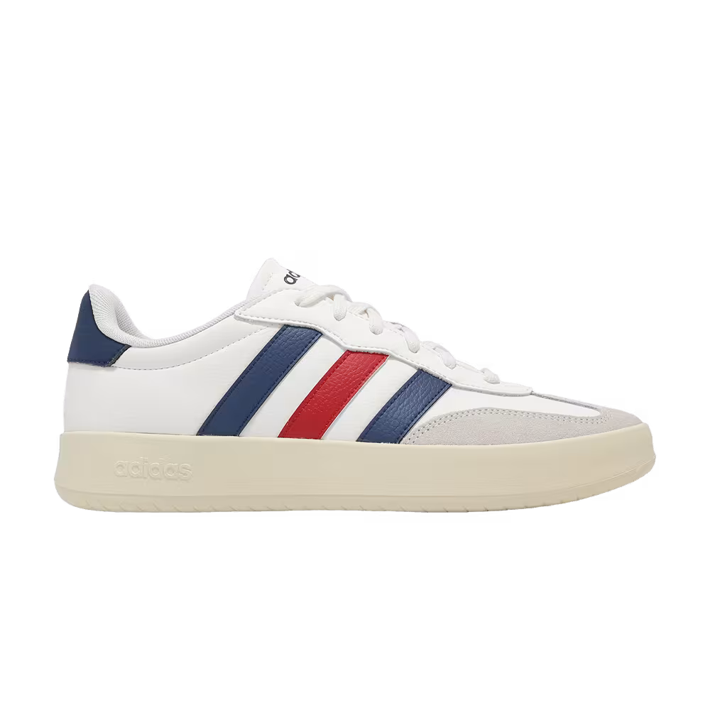 Adidas Barreda Off White Dark Blue Better Scarlet