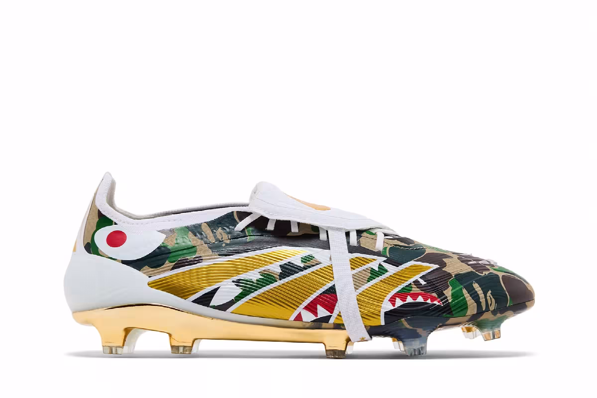 BAPE x adidas Predator Elite FG Brown, view 2