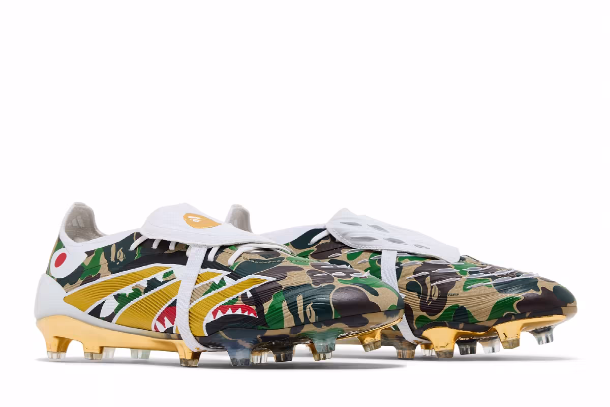 BAPE x adidas Predator Elite FG Brown, view 9