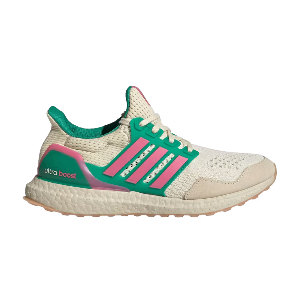 adidas Women's UltraBoost 1.0 Off White Pink Fusion Court Green