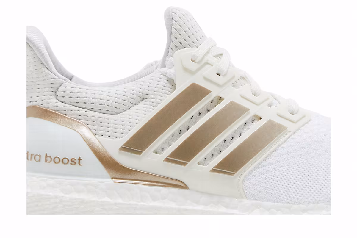 adidas Women's UltraBoost 1.0 White Cyber Metallic, view 3