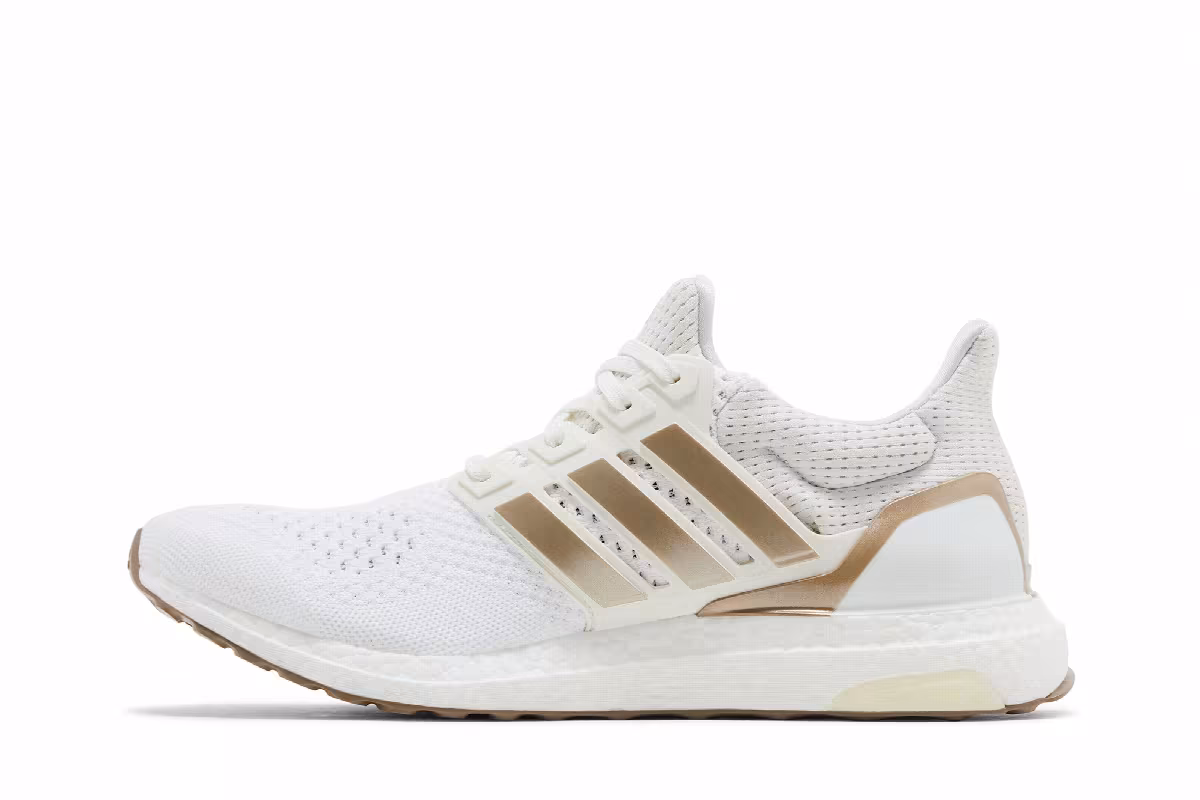 adidas Women's UltraBoost 1.0 White Cyber Metallic, view 4