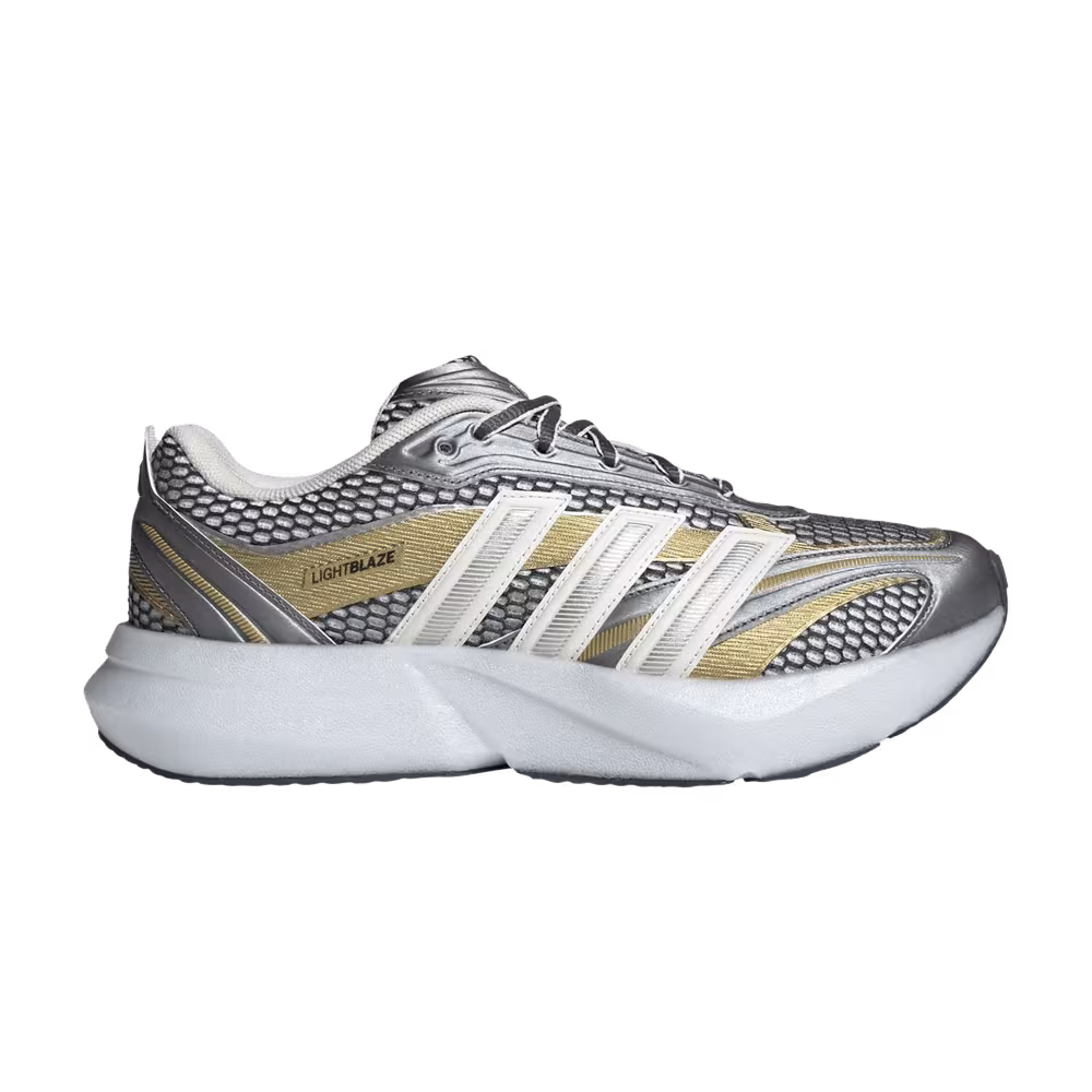 adidas Women's Lightblaze Glow Silver Metallic Matte Gold
