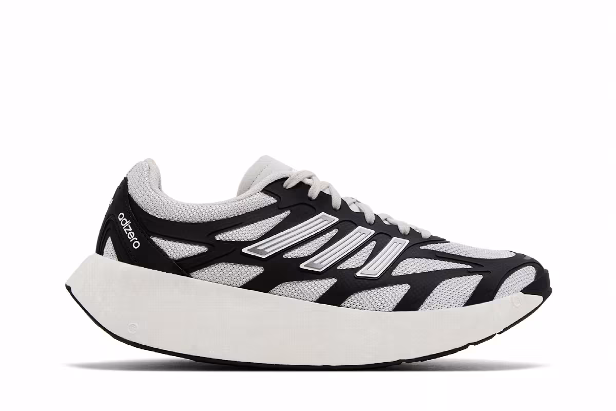 adidas Adizero Aruku Black White Grey, view 2