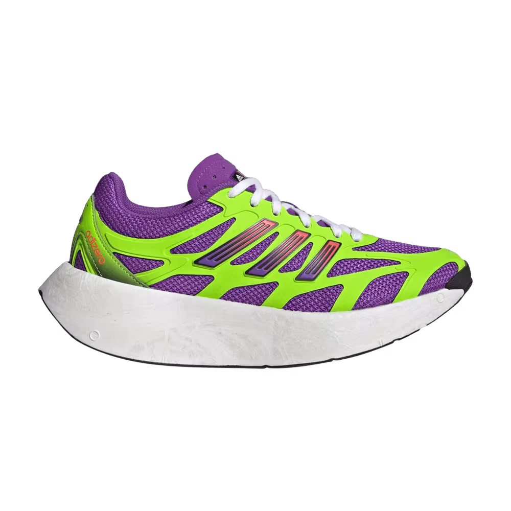 adidas Women's Adizero Aruku Active Purple Solar Green