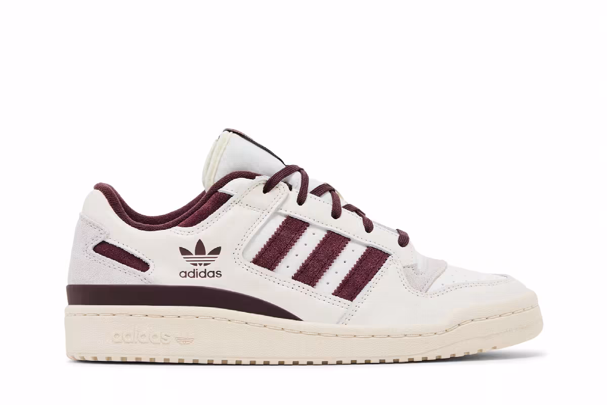 adidas Forum Low CL White Aurora Ruby, view 2