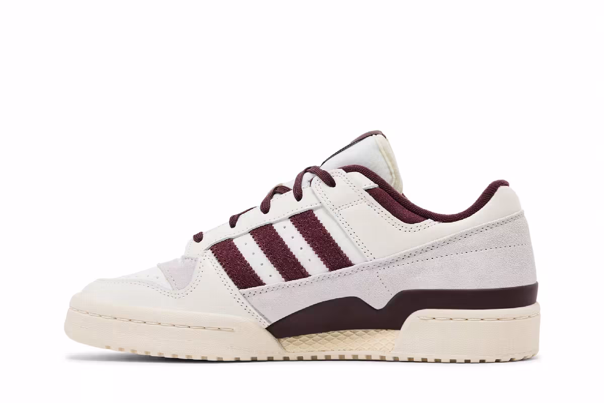 adidas Forum Low CL White Aurora Ruby, view 4