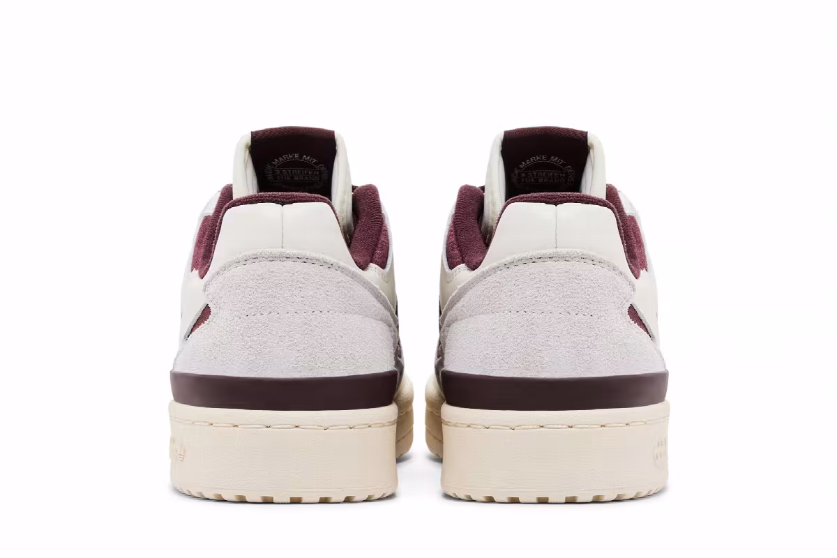 adidas Forum Low CL White Aurora Ruby, view 7