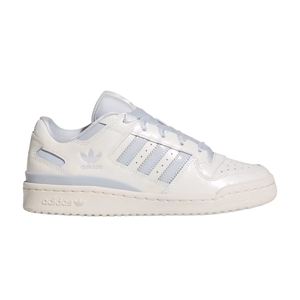 adidas Women's Forum Low CL Off White Halo Blue Patent