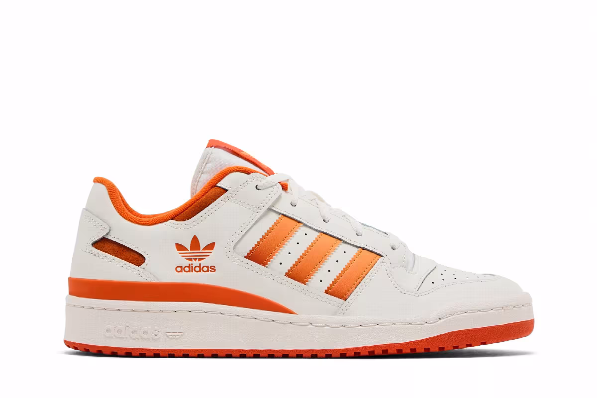 adidas Forum Low CL White Orange, view 2
