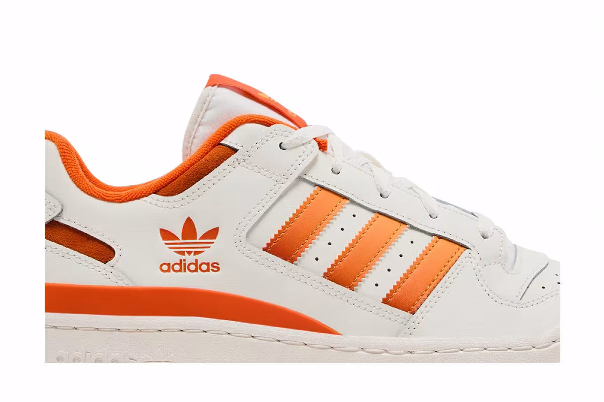 adidas Forum Low CL White Orange, view 3