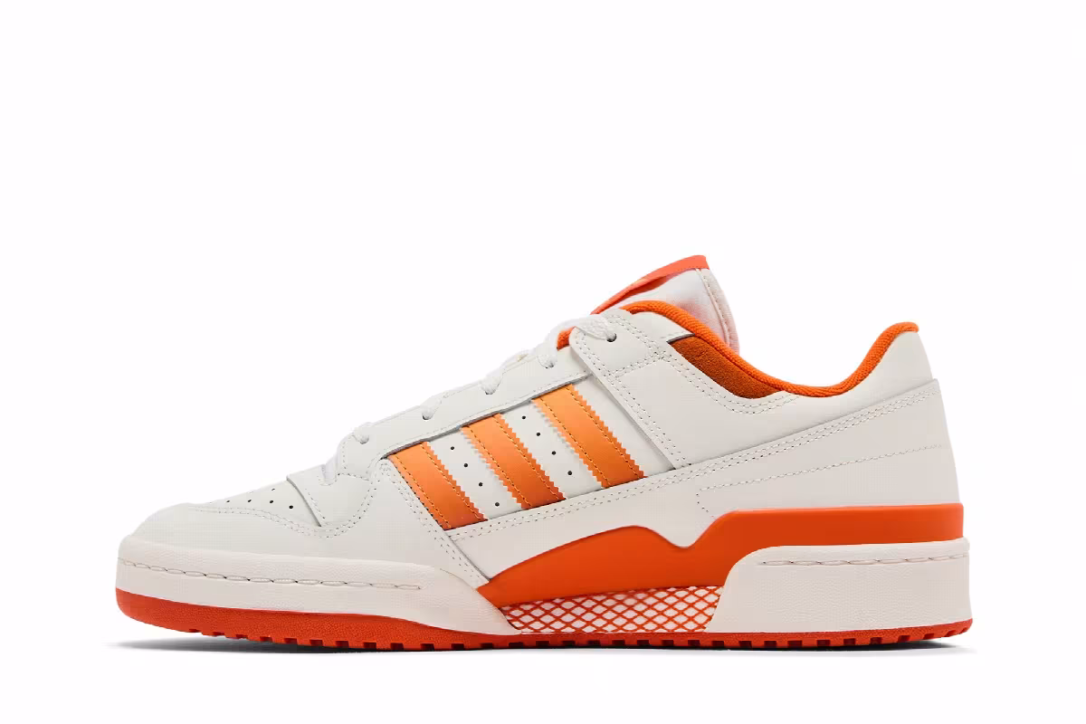 adidas Forum Low CL White Orange, view 4
