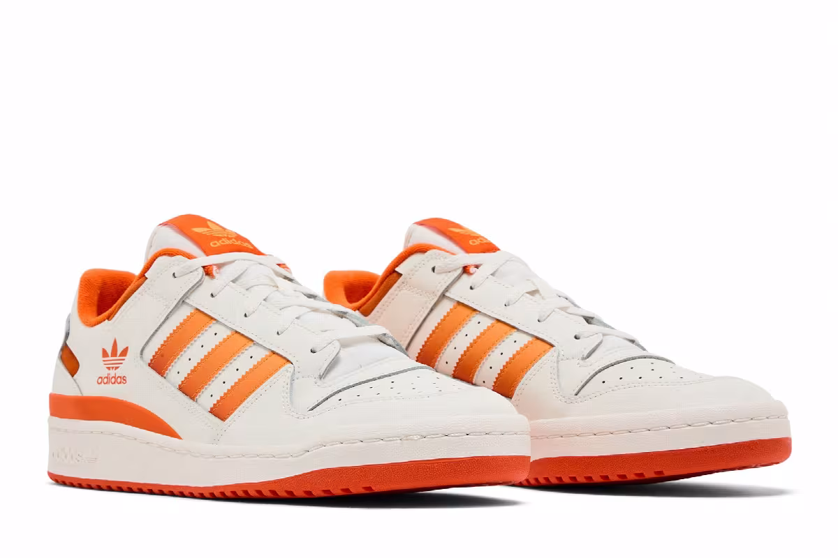 adidas Forum Low CL White Orange, view 9