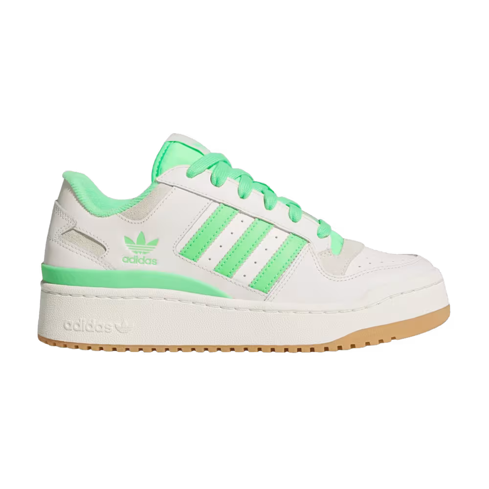 adidas Women's Forum Bold Stripes White Green