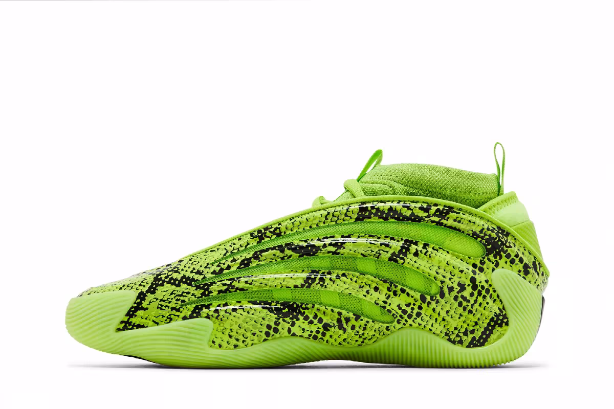 adidas Harden Vol. 9 Green Snakeskin, view 4