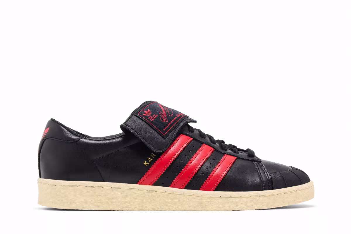 Willy Chavarria x adidas Jabbar Low Black Red, view 2