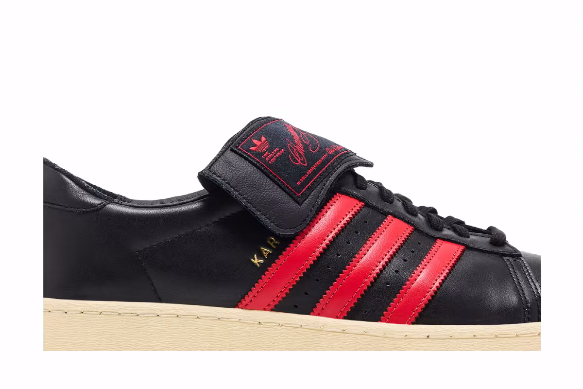 Willy Chavarria x adidas Jabbar Low Black Red, view 3
