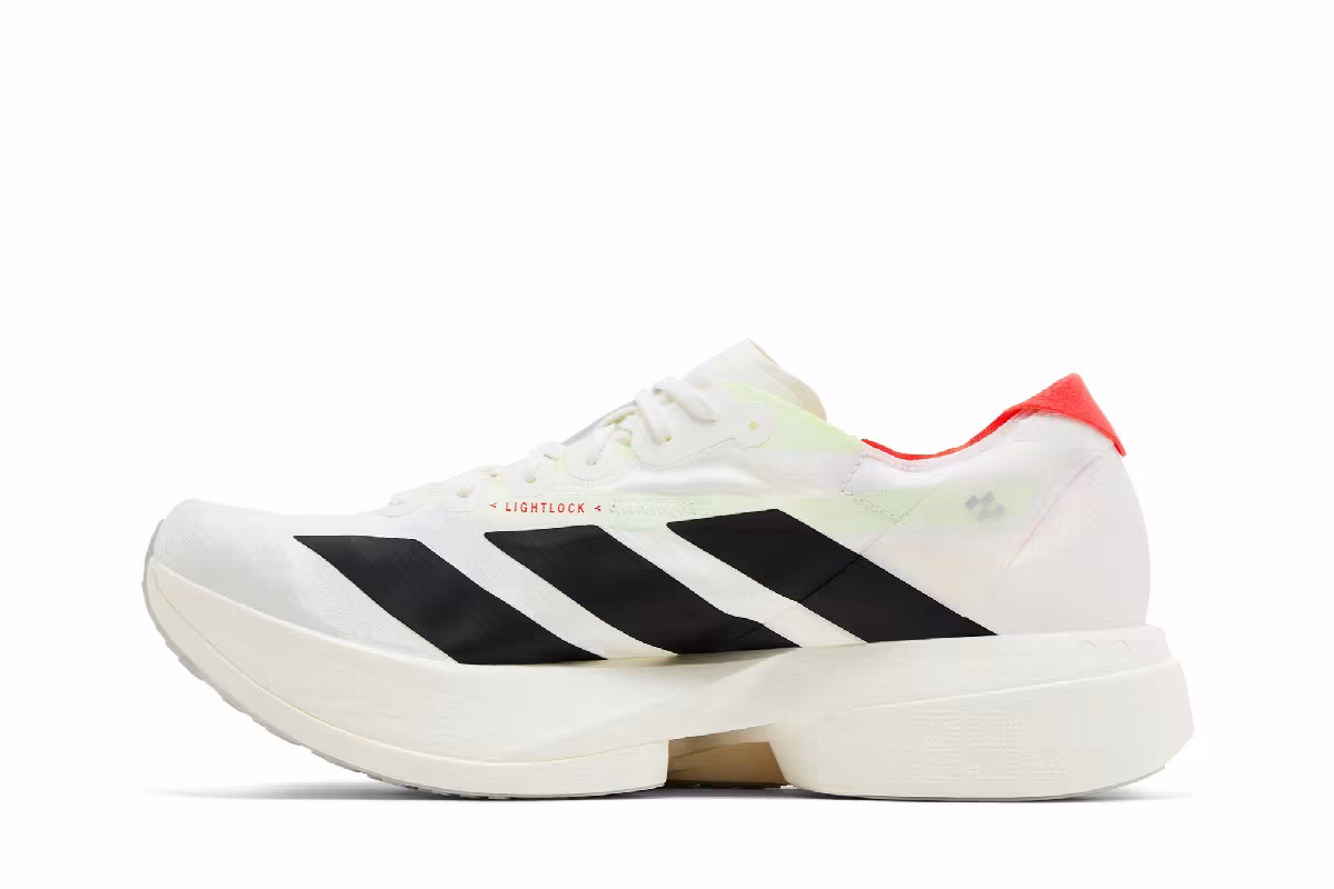adidas Adizero Adios Pro 4 White Black, view 4