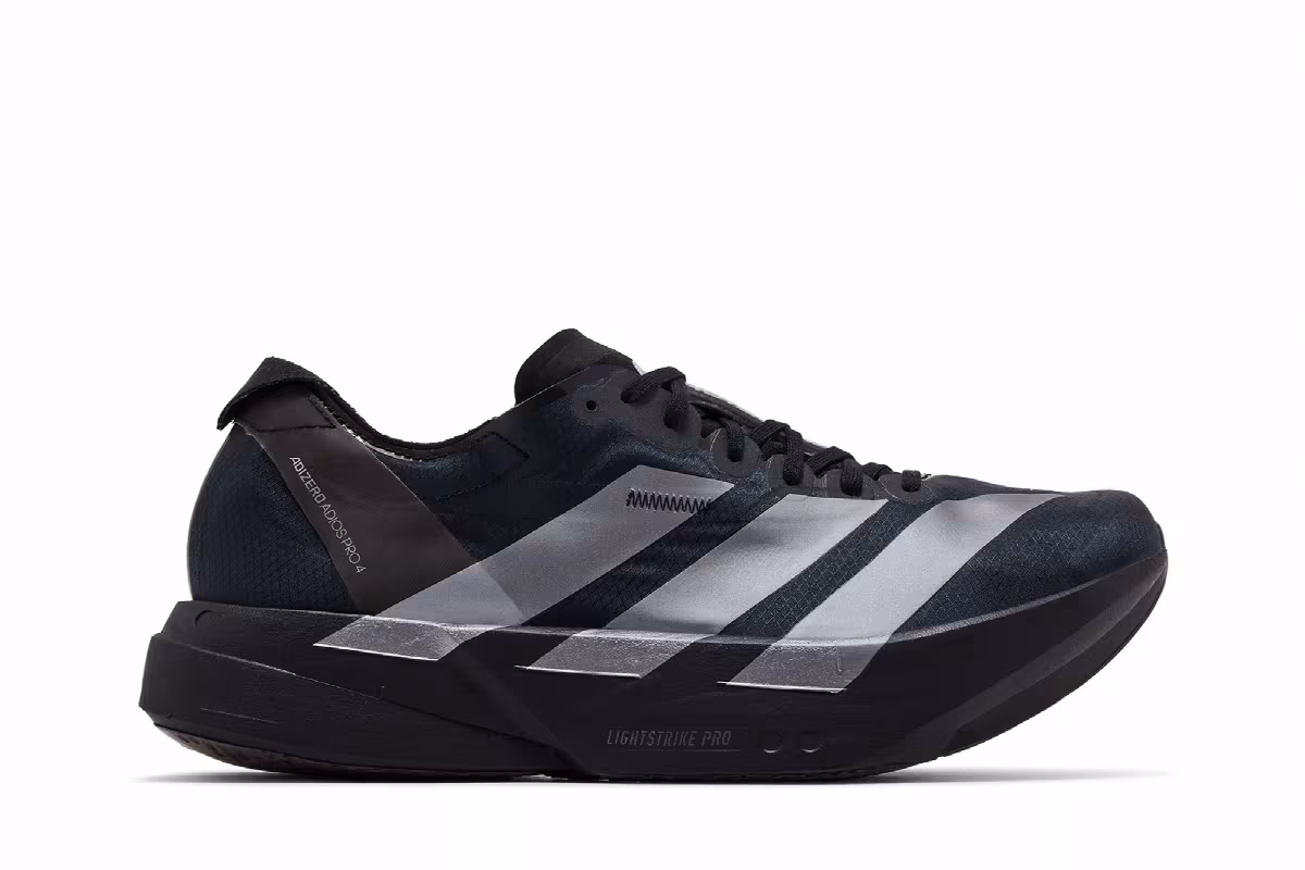 adidas Adizero Adios Pro 4 Black Metallic, view 2