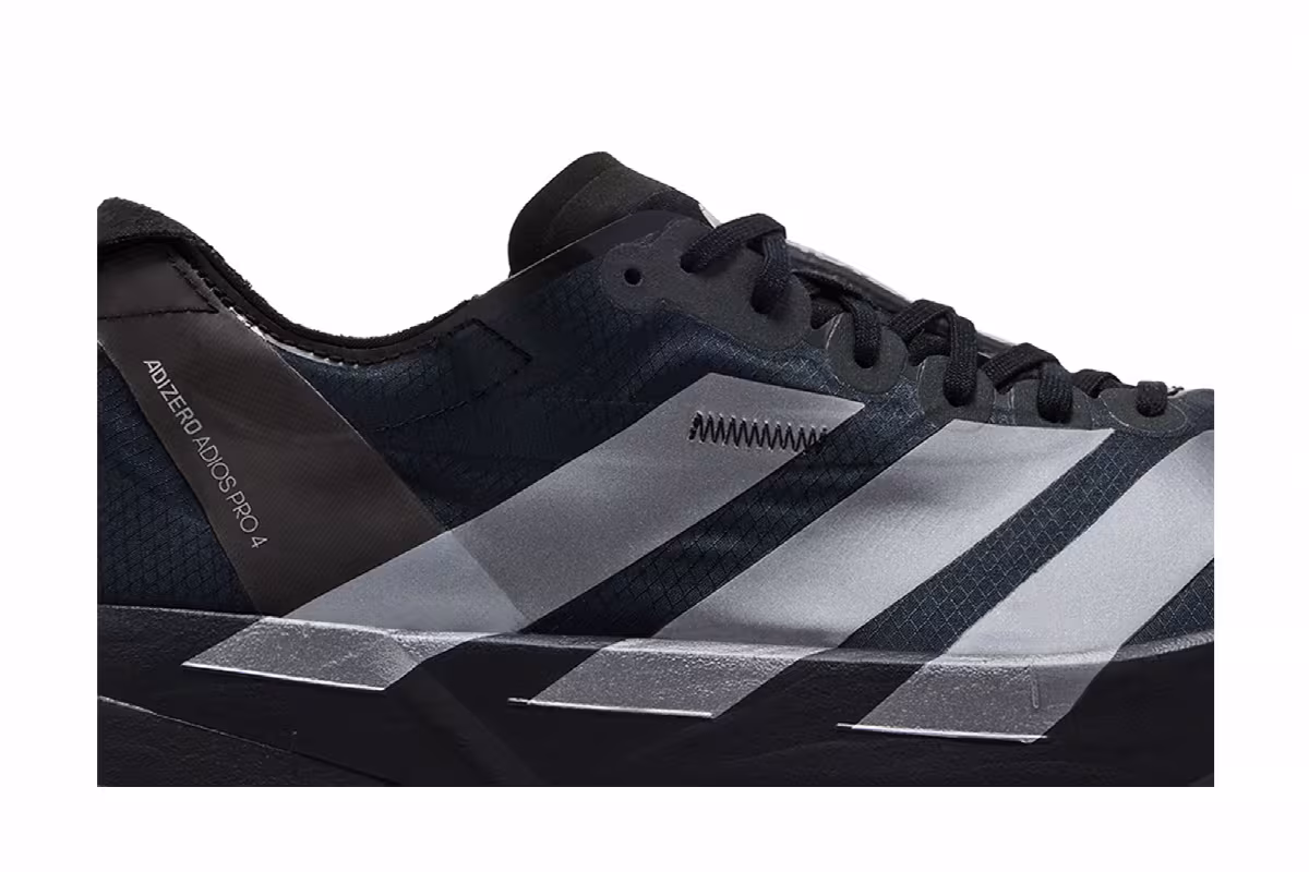 adidas Adizero Adios Pro 4 Black Metallic, view 3